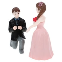 GOOHOCHY Pink Decorative Mermaid Doll for Home Decor Made of PVC Premium Material 1 Set