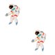 thumbnail image 2 of Sonducket Astronaut Brooch Fashion Accessory Clothing Pin Enamel Brooches Cartoon Gift Jewelry Ornament Lapel Crafts Pins Exquisite Como se muestra 2Conjunto, 2 of 6