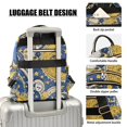 thumbnail image 4 of JIALIOU Mini Backpack Purse for Women Quilted Casual Daypack Small Travel Shoulder Bag, Vintage Celestial Tarot, 4 of 7