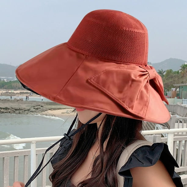 Neinkie Women's Sun Hat Packable Bucket Hat UV Sun Protection Wide Brim  Summer Beach Cap