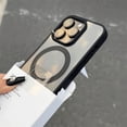 thumbnail image 4 of Luxury Magsafe Transparent Case For iPhone 16 15 14 13 12 11 Pro X XS XR Max 7 8 Plus Mini Magnetic Wireless Charge Phone Cover Transparent For iPhone 11Pro Max, 4 of 6