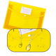 thumbnail image 3 of Carpeta de plástico FloreceBien de 5 piezas con cierre a presión, transparente, para documentos, tamaño carta, color amarillo, 3 of 5