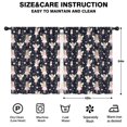 thumbnail image 2 of Blackout Kids Curtains,Black Fairy Star Pattern Childrens Insulated Curtains Set Of 2,Bedroom Essentials,Toddler Room Decor 42"x54", 2 of 5