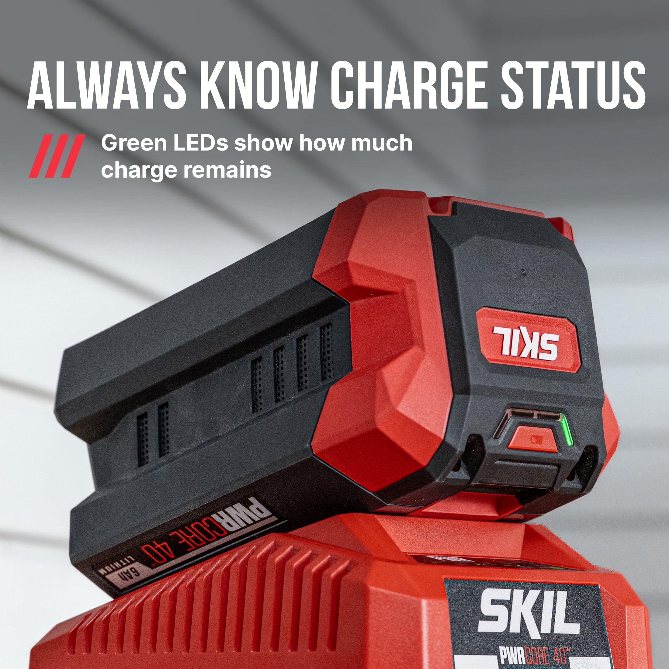 SKIL PWR CORE 40V 6.0Ah Lithium Battery, BY8723C-00