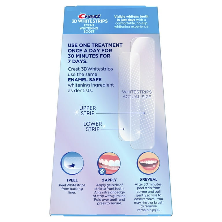【タイムセール】クレスト　crest whitening Enamel-Safe Crest 3DWhitestrips Radiant Express Teeth