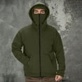 thumbnail image 3 of Dovford Heavyweight Sherpa Hoodies for Men, Thick Fleece Lined Full Zip Up Winter Warm Sweatshirts Work Jackets, 3 of 8
