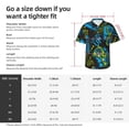 thumbnail image 5 of Susaid Play Game Print Short Sleeve Shirts Button Down Casual Shirts Summer Beach Aloha Button Down Short Sleeve for Men ,3X-Large, 5 of 7