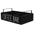 thumbnail image 2 of Miangastore Wooden Tea Bag Organizer Box Multi-compartment Coffee Tea Storage Box For Countertops Sugar Packet Holder Tea Bag Dispenser, 2 of 8