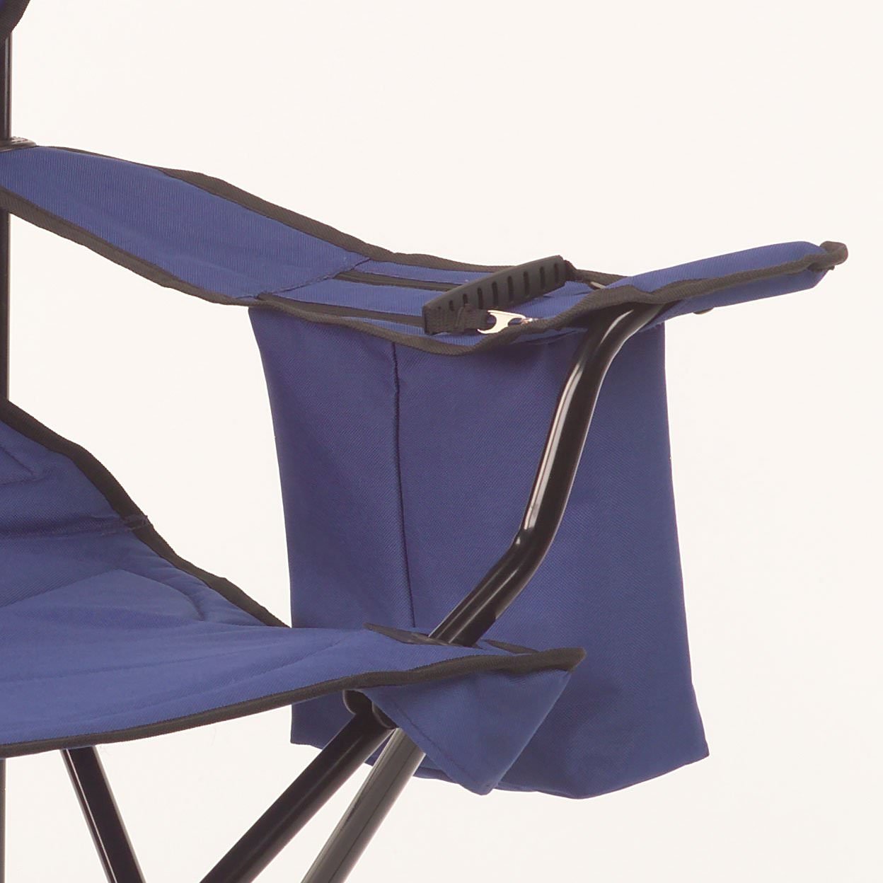 Coleman Adult Camping Chair with Built-In 4-Can Cooler, Blue - image 4 of 5