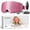 Pink, variant on Heated Eye Mask for Dry Eyes, USB Powered Silk Warm Eye Compress & Eye Heating Pad, Washable Dry Eye Mask with 3 Heat & 4 Timer Settings for Blepharitis Stye Migraine Sinus MGD Puffiness（Gray）