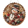thumbnail image 5 of Clearance! Christmas Pearl Art Kit for Adults, 8" DIY Pearl Diamond Painting Suncatcher with 3D Mixed-Size Beads, Snowman, 5 of 7