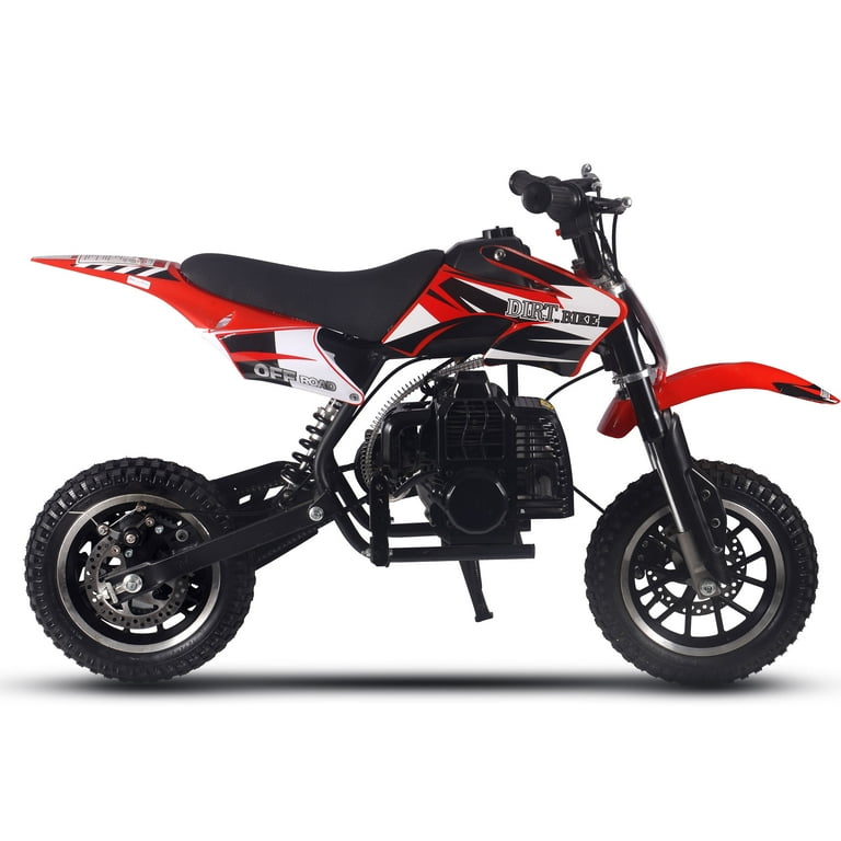 MotoTec DB 01 50cc 2 Stroke Kids Gas Dirt Bike Red Walmart