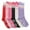 Bowtie (6 Pairs), variant on Angelina Cotton Girls' Knee-High Socks (6 Pairs)