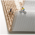thumbnail image 4 of Tapis de Porte Intérieur et Extérieur Absorbant et Résistant, Tapis d'Entrée Lavable en Machine, Anti-Poussière - 50 x 80 cm, Marron, 4 of 5