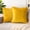 Mustard Yellow, variant on PAVILIA Mustard Yellow Throw Pillow Covers 18x18 Set of 2, Soft Plush Velvet Pillow Cases with Pom Pom Trim, Decorative Boho Aesthetic Fuzzy Cushion Covers for Couch Sofa Bed Bedroom Living Room Decor