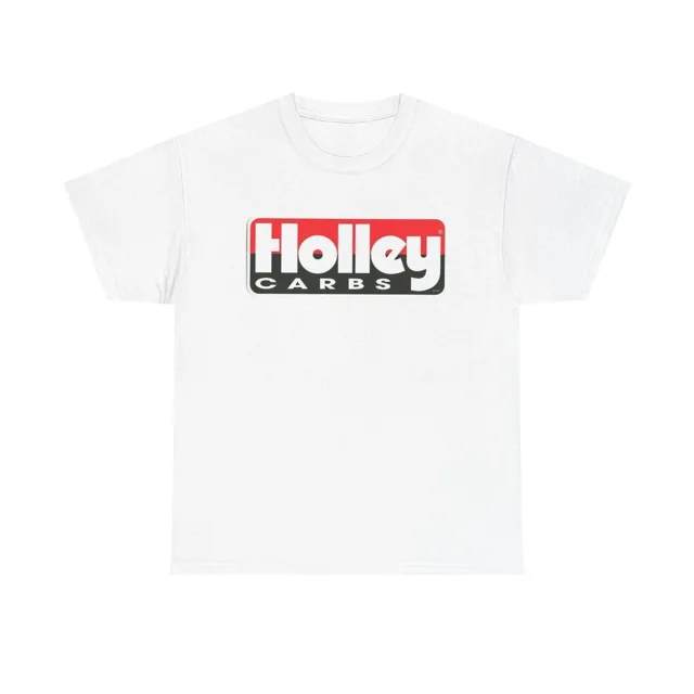 T-Shirt Unisexe Graphique Rétro Auto Performance Holley Carbs Racing H06773, jusqu'à la Taille 5TG