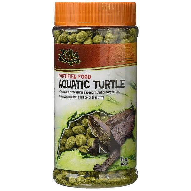 Zilla Aquatic Turtle Extruded Food Pellets 6 Ounces