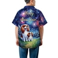 thumbnail image 5 of Happy New Year Cavalier King Charles Spaniel Family Cheer Winter Firework Hawaiian Shirt Breathable Summer Unisex Merch Dog Lover Gifts - 02025, 5 of 6
