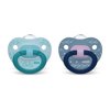 NUK Orthodontic Pacifiers, Boy, Blue, 18-36 Month Pack of 2