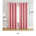 thumbnail image 2 of tredstone 2pcs Transform Space With Blackout Curtains In Stylish Colors Simple And Pure pink 132*160, 2 of 6
