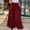 #2-Wine, variant on Azrian Womens Pants,Womens Plus Size Pants Fashion Casual Solid Elegant High Waist Pockets Wide Leg Flare Trousers Zipper Pant