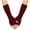 Wine 3, variant on Gloves Soft Warm Arm Warmers for Women Long Arm Sleeves Knitted Elbow Length Gloves Gothic Halloween Arm Gloves Winter Fingerless Arm Gloves Knitted Thumb Hole Arm