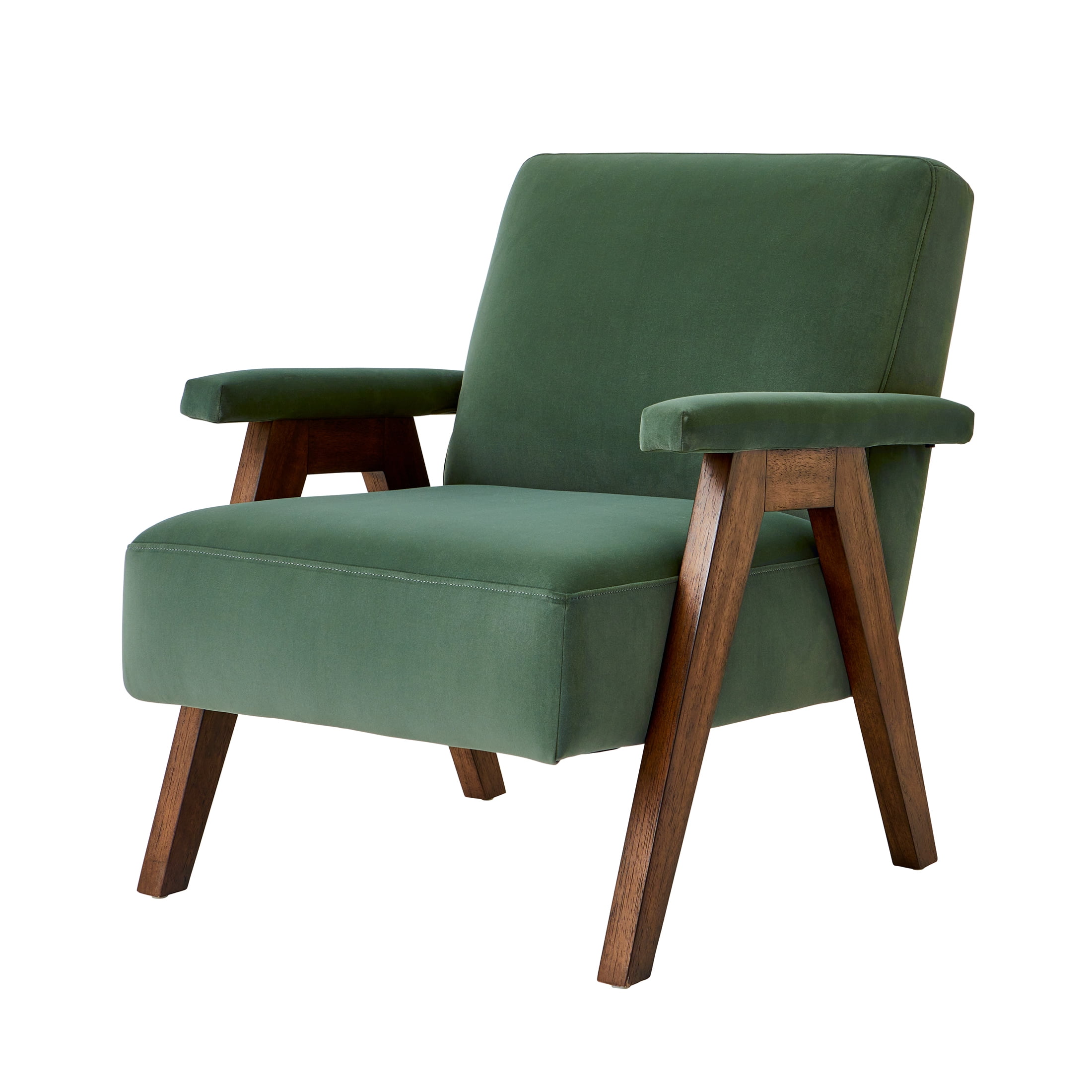 Better Homes & Gardens Ezra Accent Chair, Olive Green