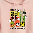 thumbnail image 3 of Disney - Mickey Soccer  - Juniors Cropped Pullover Hoodie, 3 of 5