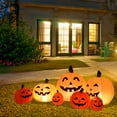 thumbnail image 4 of Halloween Decorations Inflatable Pumpkin Model with LED Light Inside, Anti Leak Pumpkin Model for Indoor and Outdoor Halloween Inflatable Model for Bar, Haunted House Decoration - 2.3 M, 4 of 7