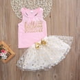 thumbnail image 2 of Débardeur d'Anniversaire pour Fille Bébé, Jupe en Tulle de Fête, Robe Tutu Princesse, 2 of 5