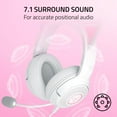 thumbnail image 4 of Open Box Razer Kraken Kitty V2 Type-C Wired Chroma Headset, White, 4 of 9