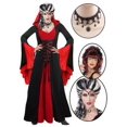 thumbnail image 2 of Plus Size Red Gothic Empress Halloween Costume 4X, 2 of 4