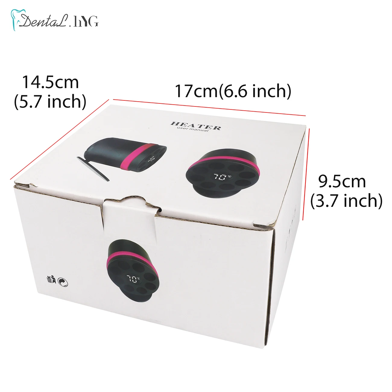 Dental AR Heater Composite Resin Heating Heater With Display Screen Dentist Material Warmer Equipment US or EU Plug