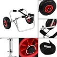 thumbnail image 3 of Kayak Canot Roue Chariot de Transport en Bateau avec Grandes Roues de 10 Pouces pour un Rangement Pratique, 3 of 8