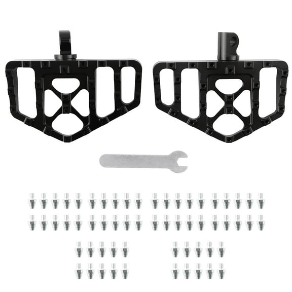 maXpeedingrods Motorcycle MX Wide Offroad Foot Pegs Passenger Footboards Rear Floorboards For Harley Touring Road King Road Glide Electra Glide Street Glide Sportster Dyna