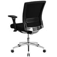 thumbnail image 6 of Flash Furniture HERCULES Series 24/7 Intensive Use 300 lb. Rated Black Fabric Multifunction Ergonomic Office Chair with Seat Slider, 6 of 12