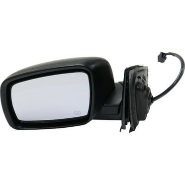 Mirror Compatible With 2016-2018 Dodge Journey Left Driver Side Heated Textured Black Kool-Vue