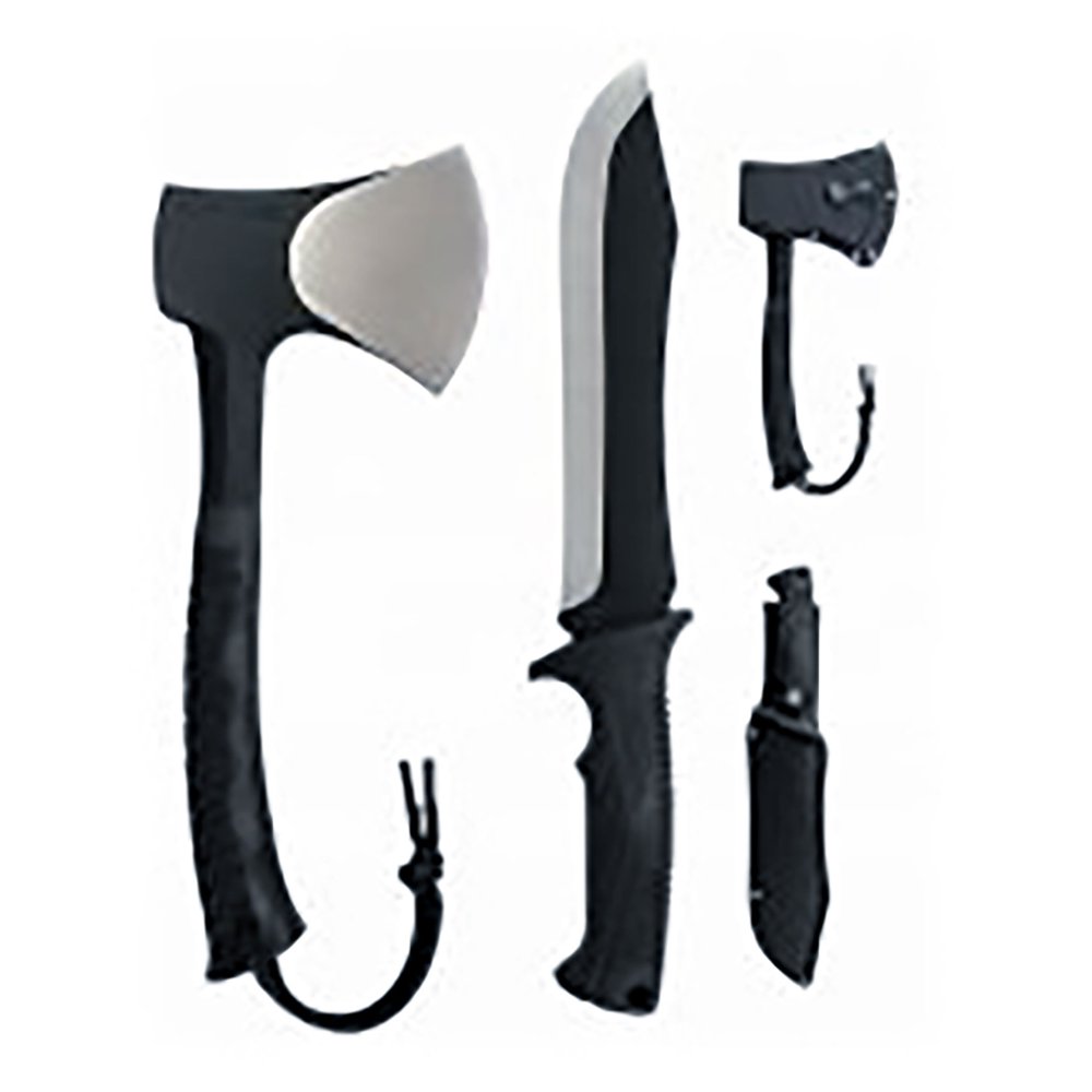 Schrade Full Tang Hatchet and Mini Machete Combo with
