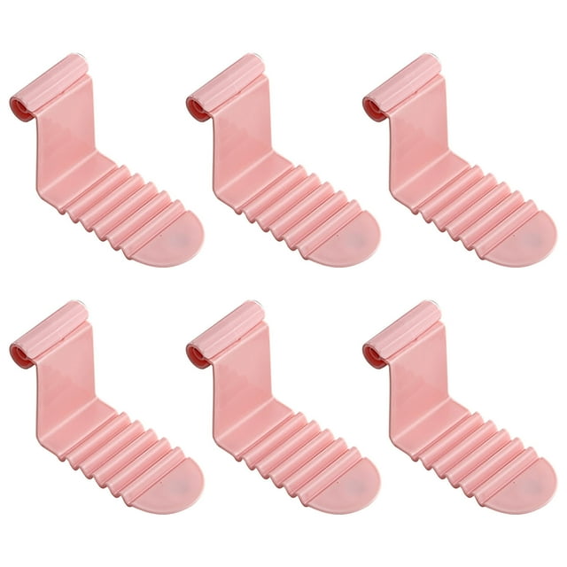Fiudx Pinzas Invisibles para Sábanas, Diseño Sin Agujas, Antideslizantes y de Sujeción Fuerte, Instalación Rápida, Fijación de Colchones, Uso Doméstico, Material Pp de Grado Alimenticio, Juego de 6 P