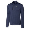 thumbnail image 2 of Men's Cutter & Buck Navy Georgetown Hoyas Vault Big & Tall Stealth Quarter-Zip Pullover Top, 2 of 3