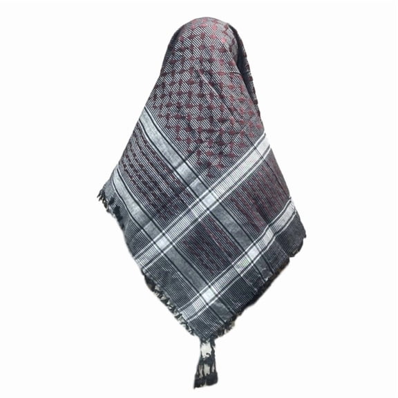 Fringed Shemagh Scarf Soft Jacquard Arab Shawl for Men Women Muslims Lightweight Arabian Dubai Headwrap Desert Neckscarf