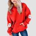 thumbnail image 2 of GCETTIC Girls Hoodie Sweatshirt Hoodies for Teen Girls Halloween Cute Ghost Graphic Hooded Sweatshirts Oversized Preppy Pullover Season Tops Size,8-10 Years, 2 of 4