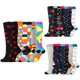 thumbnail image 4 of 7 pares de calcetines de compresión mixtos medias para correr transpirables de nailon multicolor, 4 of 5