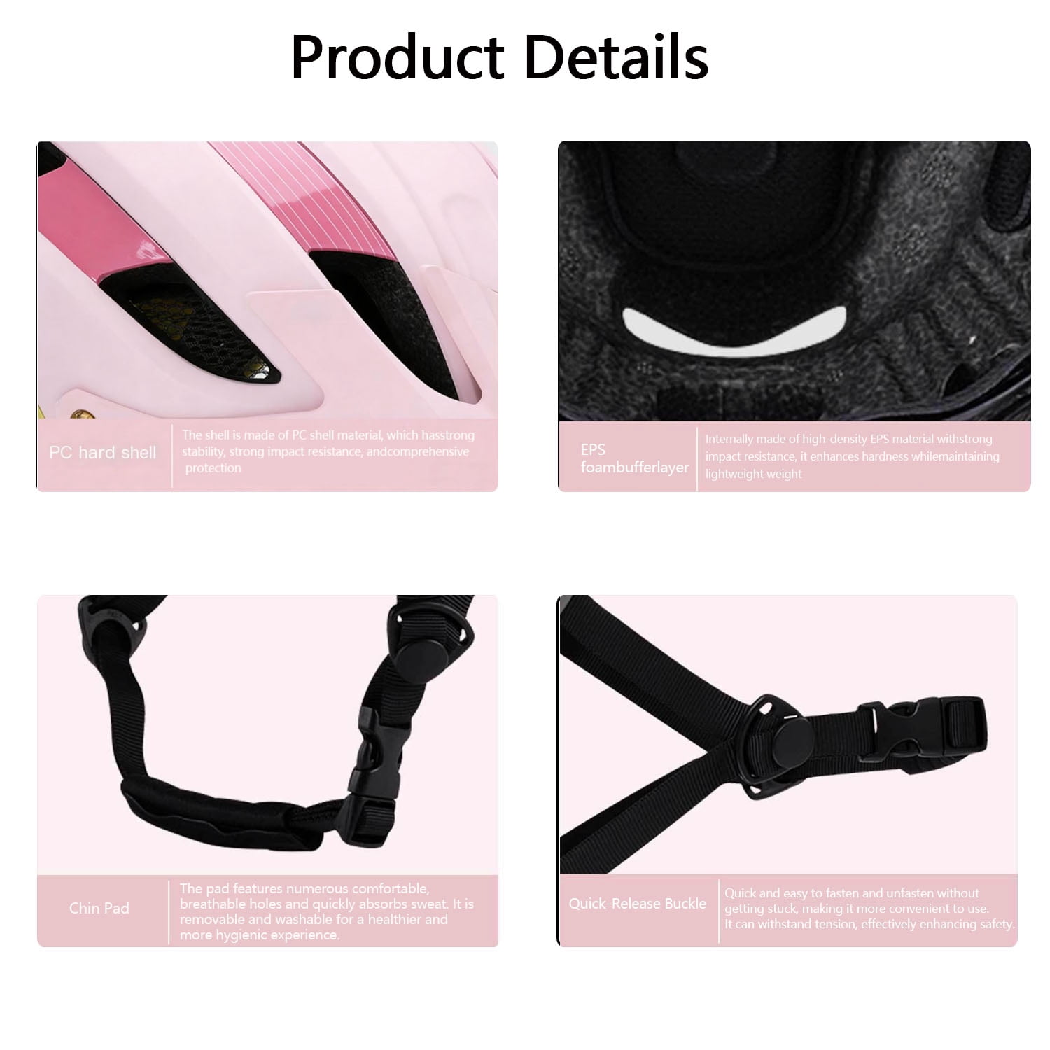 Mirov Adult bicycle helmet, lightweight mountain and road bike helmet with an adjustable dial and a visor, suitable for skateboarding and scooters(L)