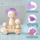 thumbnail image 3 of Uxcell Sombreros Formales Mini de 3.1 Pulgadas, 12 Pcs Sombreros Miniatura para Manualidades Accesorios para el Cabello Decorar Muñecas Muñecos de Nieve, Púrpura, 3 of 5