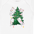 thumbnail image 4 of Inktastic Kawaii Cats Christmas Tree Boys or Girls Baby Bodysuit, 4 of 5