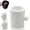 White Small, variant on Upgraded Mens Shower Head Massager – Handheld Coarse Hole Design Durable Easy Install for Home Bathroom Daily Use