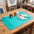 thumbnail image 3 of Painting Mat with Spill-Rim Cup Washable Reusable Multi-Purpose Crafting Surface for Artists and Hobbyists 1-Pack, 3 of 7