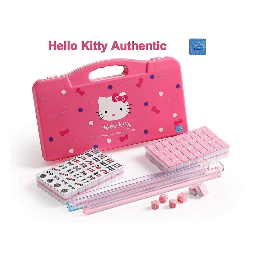 Hello Kitty Sanrio ハローキティ 146 Tiles Pink Mini with 4 Small Racks