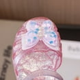 thumbnail image 6 of UngA Sandals for Girls Girls Dress Shoes Low Heel Princess Flats Flower Wedding Party Shoes for Kids Toddler Princess Shoes(Pink,Size 10.5), 6 of 7